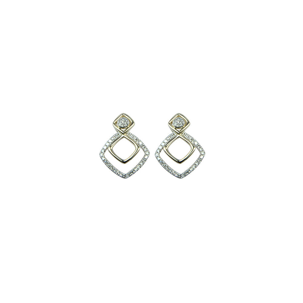 18K DIAMOND EARRINGS