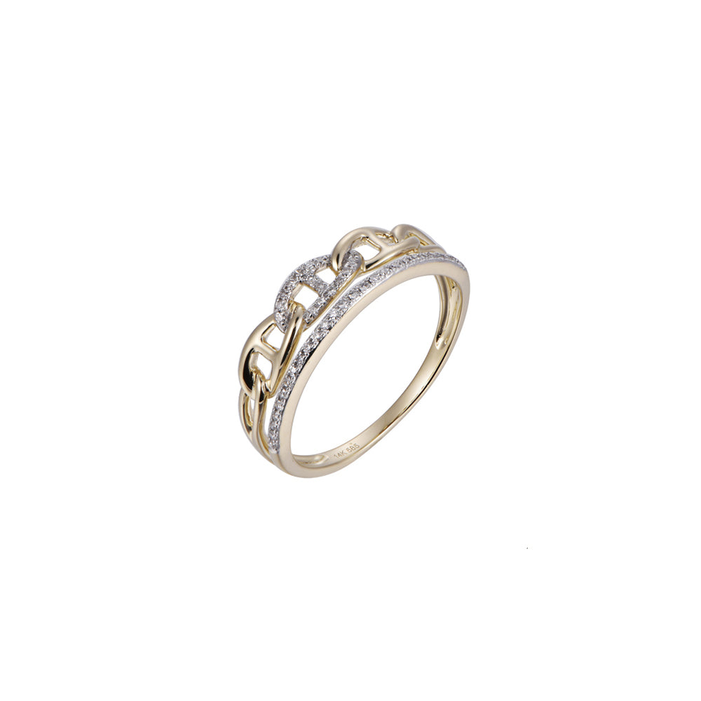 18K DIAMOND RING