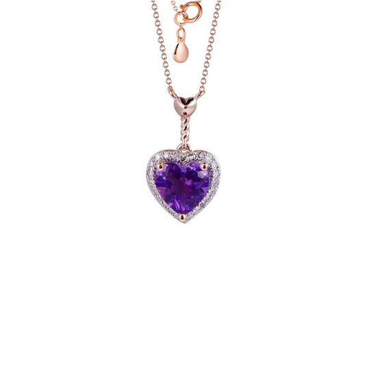 18K DIAMOND/SEMI PRECIOUS NECKLACE