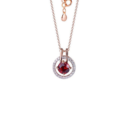 18K DIAMOND/SEMI PRECIOUS NECKLACE