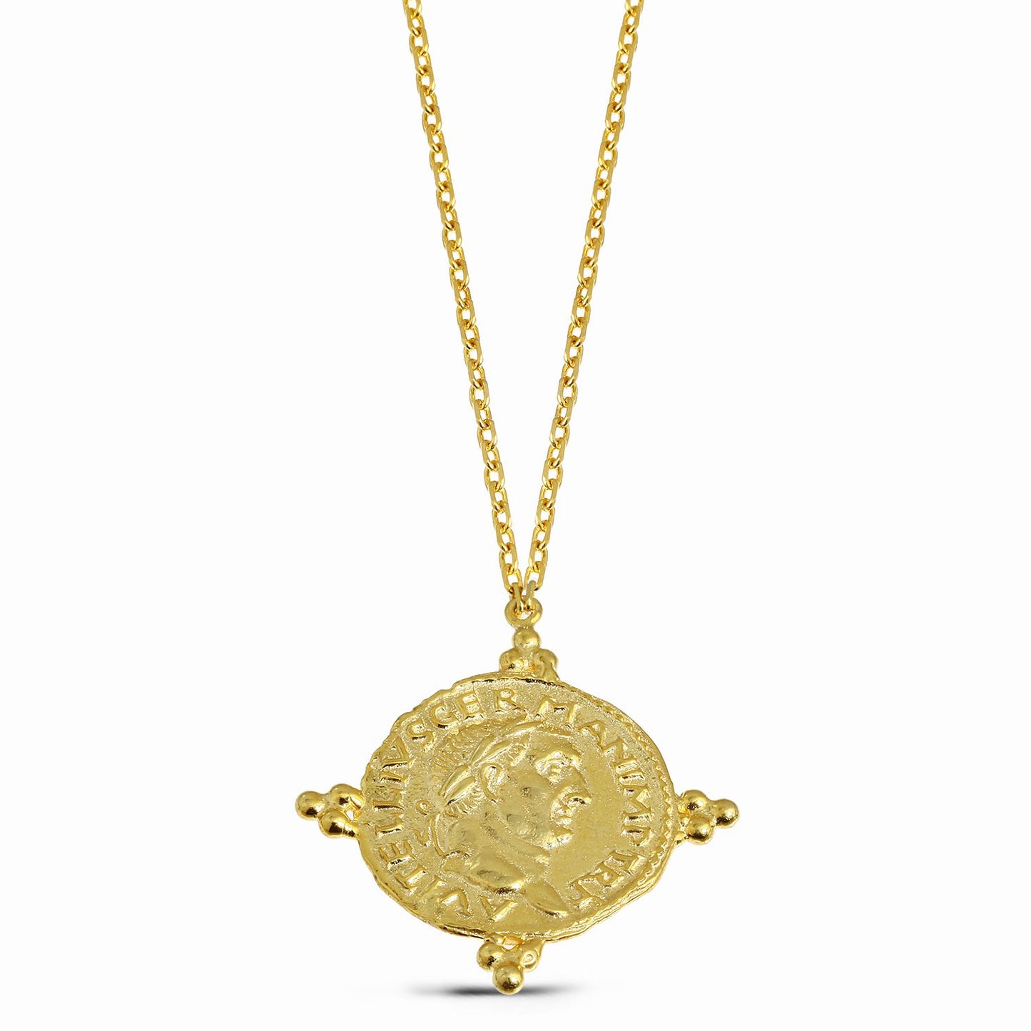 18K YELLOW GOLD PENDANT, M4009PW