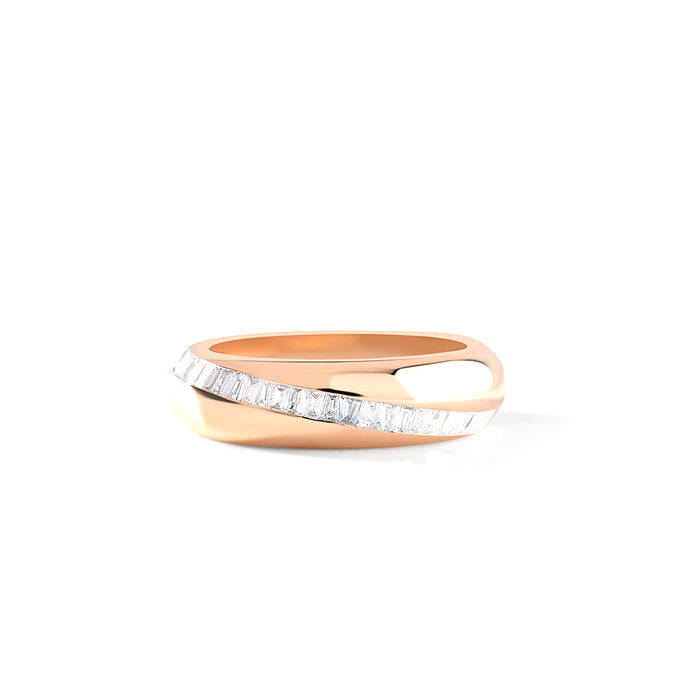 18K YELLOW GOLD DIAMOND RING, AB0475R