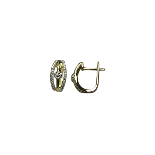 18K DIAMOND EARRINGS