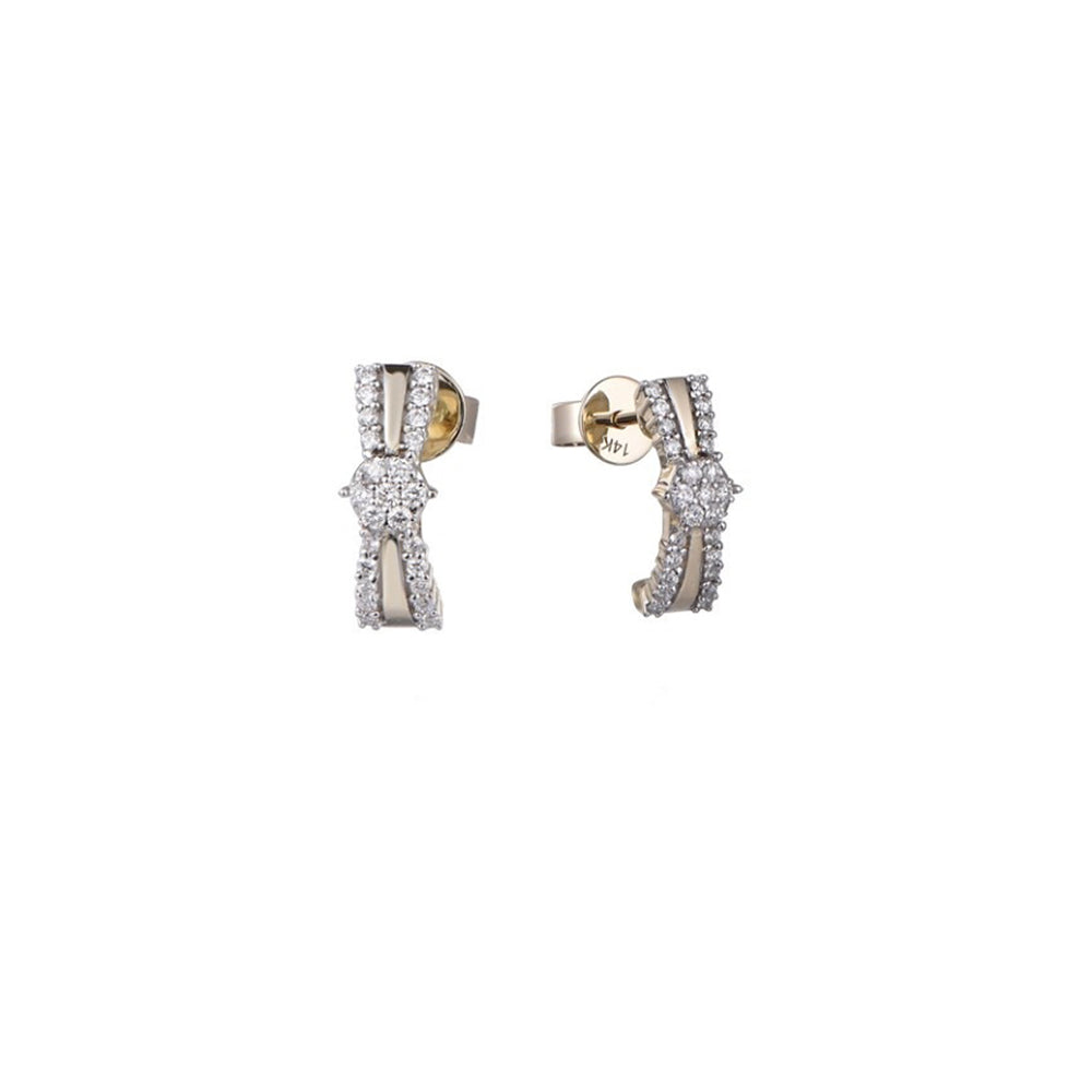18K DIAMOND EARRINGS