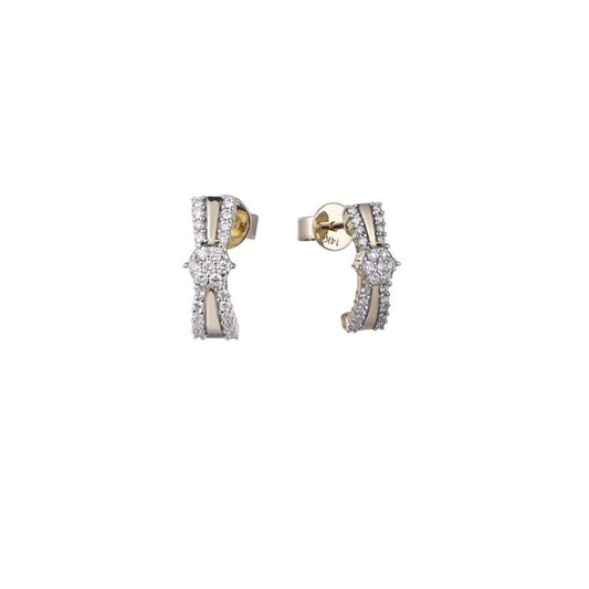 18K DIAMOND EARRINGS