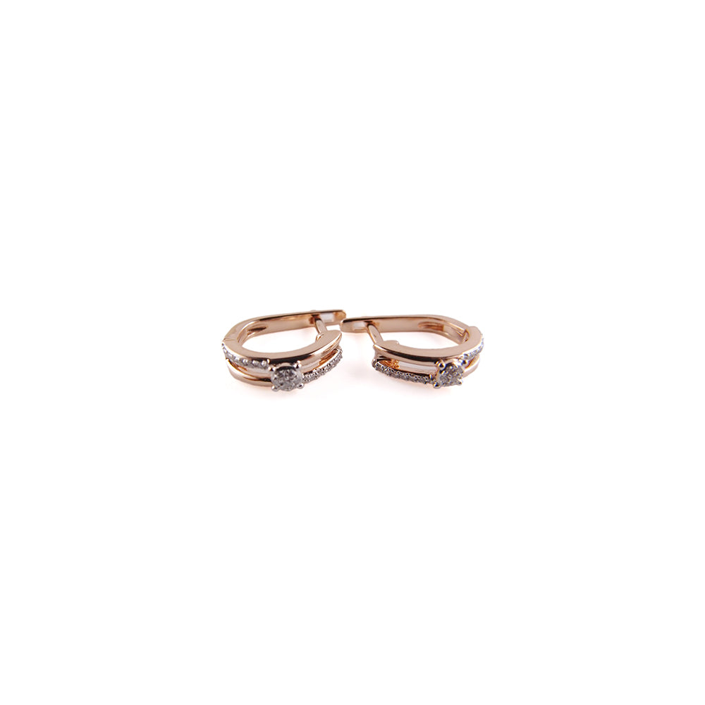 18K DIAMOND EARRINGS