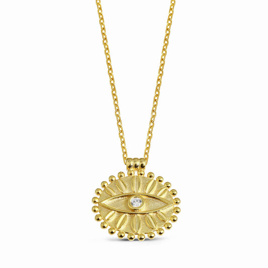 18K YELLOW GOLD DIAMOND PENDANT, M4007P1