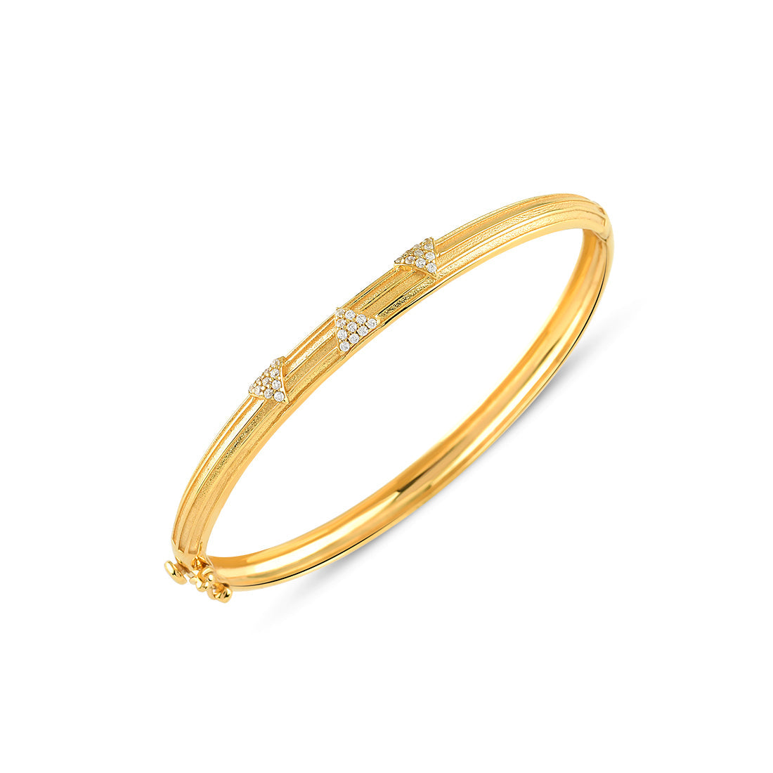 18K YELLOW GOLD DIAMOND BRACELET, M6085B1