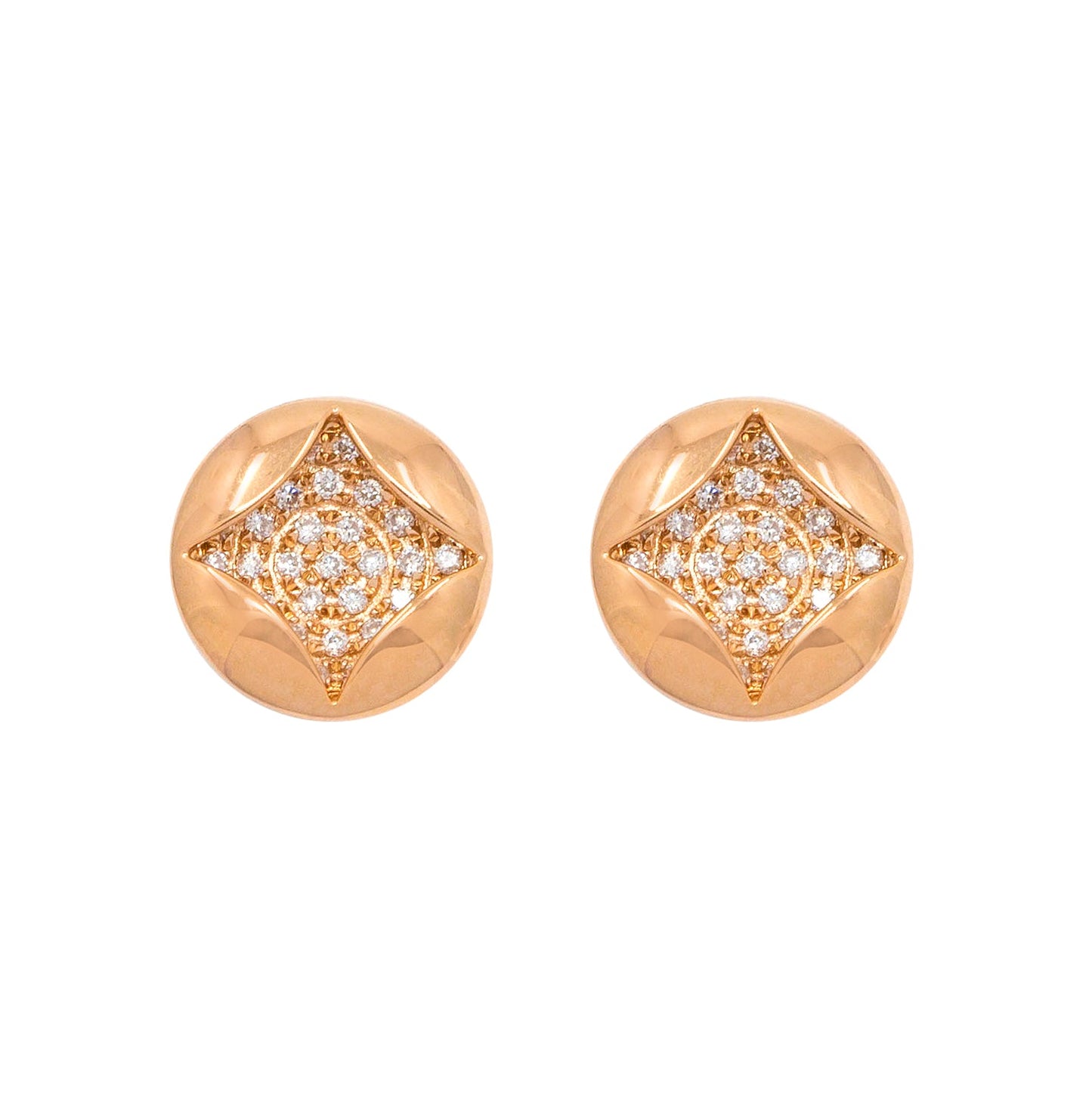 18K EARRING WITH DIAMOND