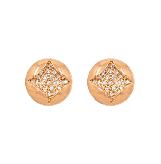 18K EARRING WITH DIAMOND