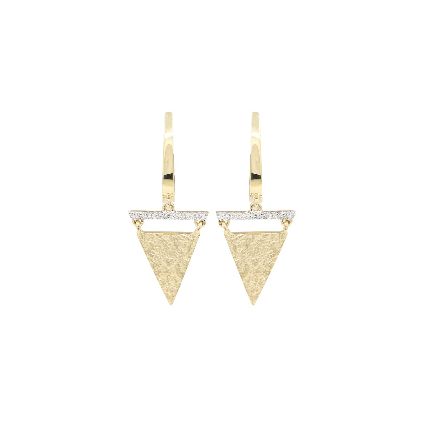 18KY Earrings w/Dia, 600381351