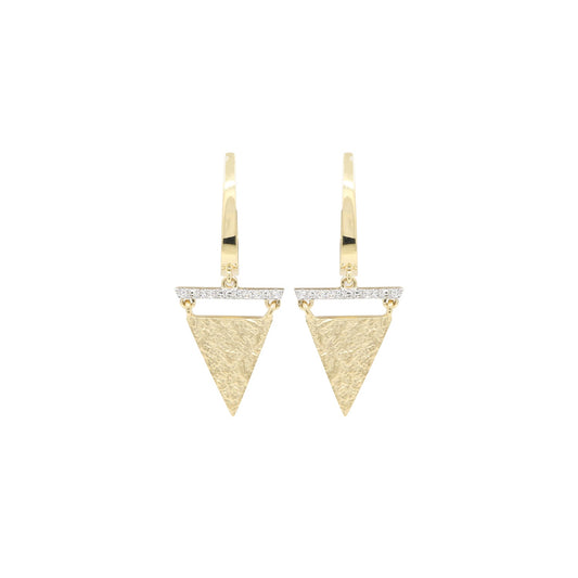 18KY Earrings w/Dia, 600381351